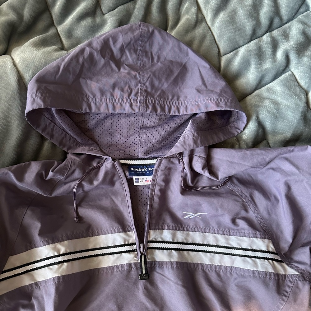 Reebok Purple Windbreaker